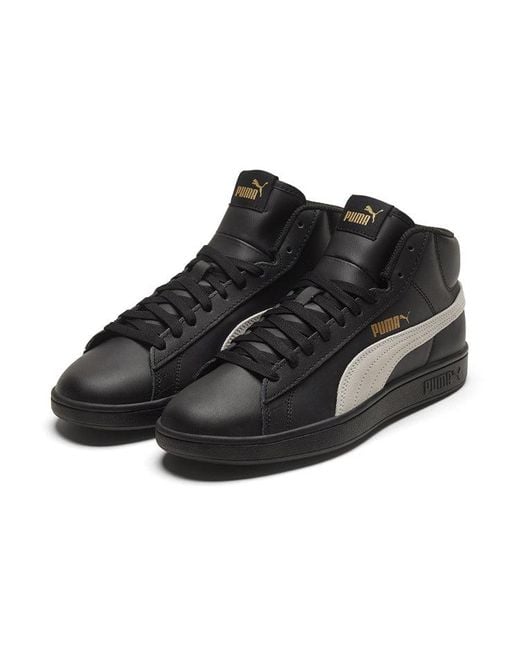 PUMA Black Smash V2 Mid for men
