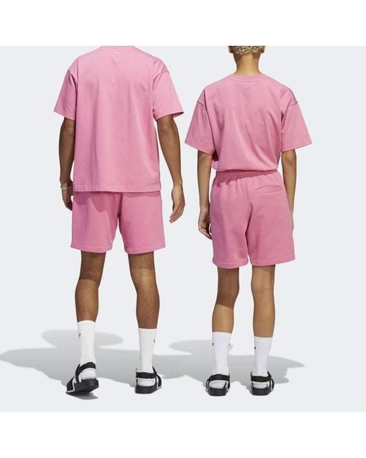 Adidas Pink X Pharrell Basic Sports Shorts