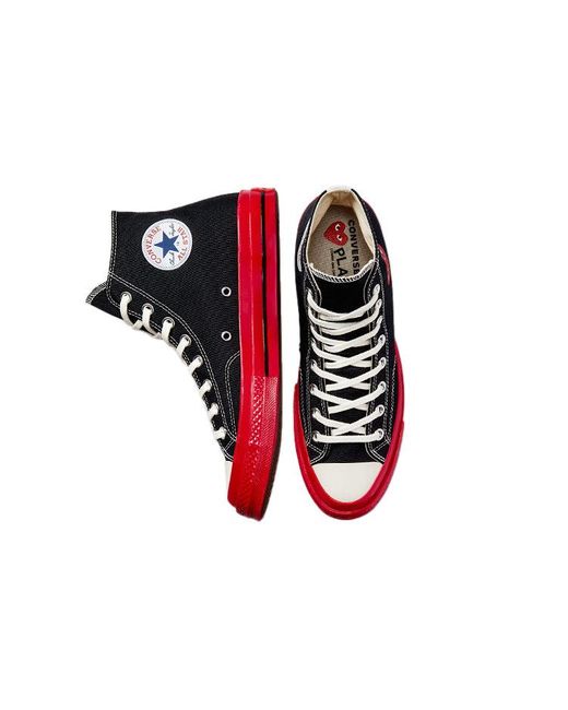 Converse Red Comme Des Garcons Play X Chuck 70 High for men