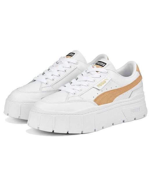 PUMA White (Wmns) Mayze Stack Light Sand'