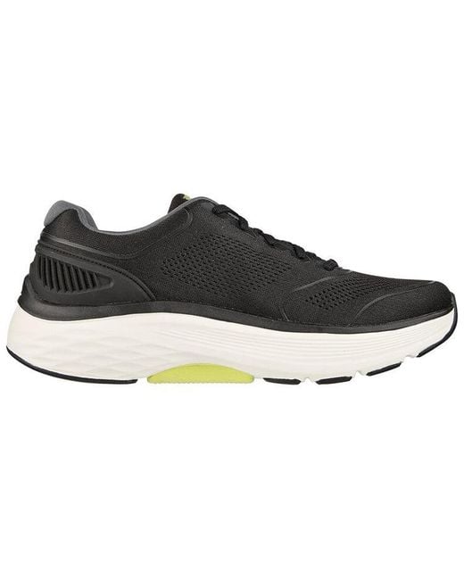 Skechers Black Go Run Max Cushioning Arch Fit Lime' for men