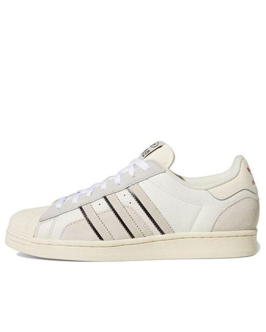 Adidas White Superstar Aluminium' for men