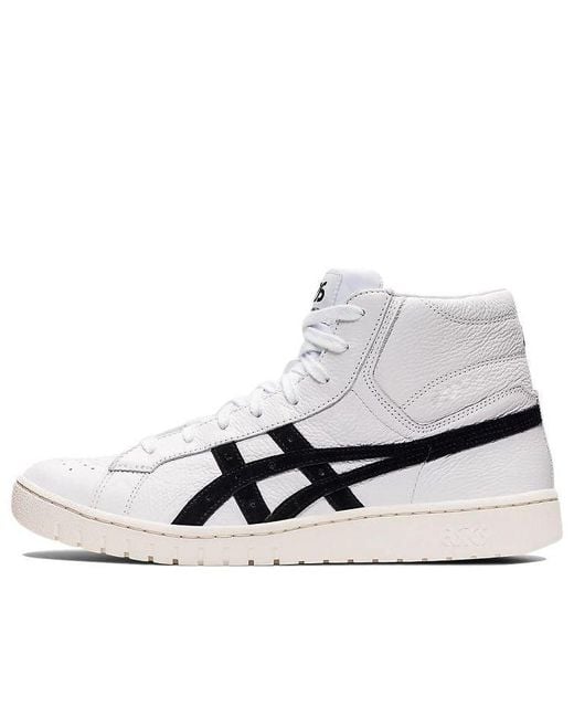 Asics White Gel-Ptg Mt ' Embossed Leather' for men