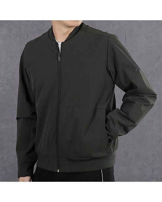 Adidas Gray Pilot Sportscasual Baseball Jacket for men