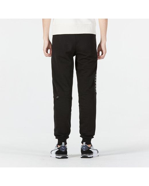 PUMA Black Power Sweatpants Fl Logo for men
