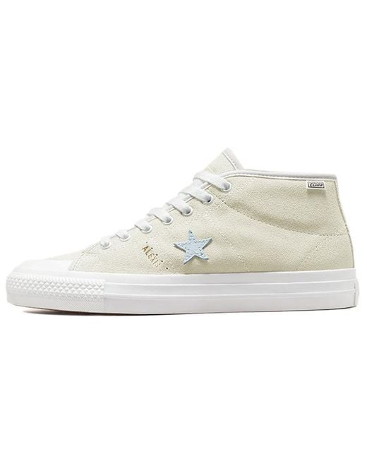 Converse White Alexis Sablone X One Star Cons Pro Mid 'Vintage' for men