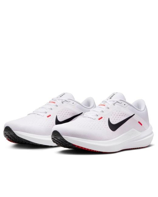 Nike White Winflo 10 Road Running Shoes for men