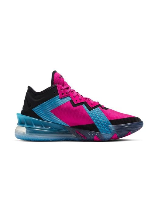 Nike Blue Lebron 18 Low 'Neon Nights' for men
