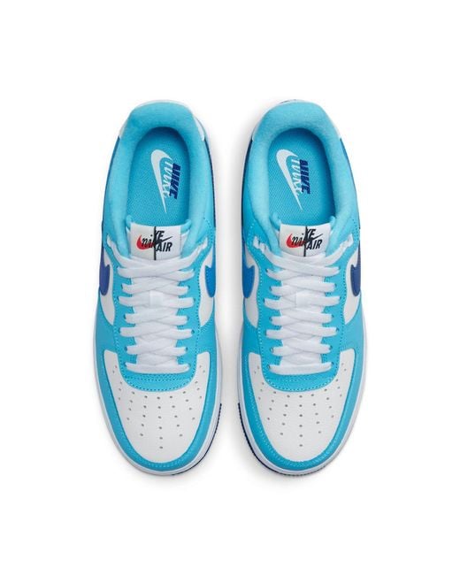 Nike Blue Air Force 1 Low Split 'Light Photo' for men