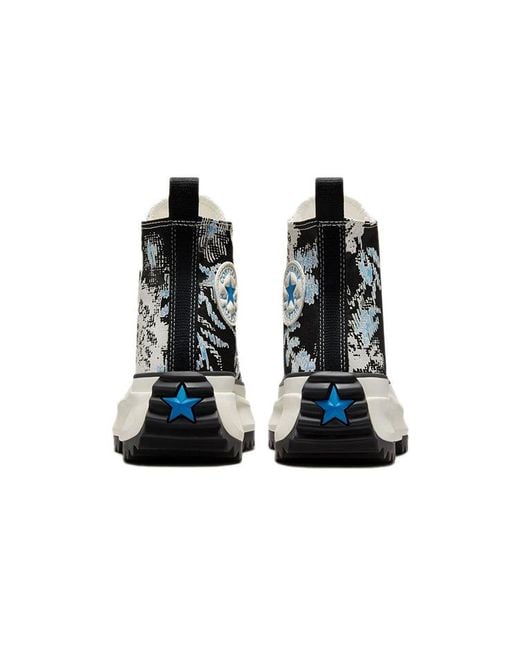 Converse Black Run Star Hike High 'Floral Fusion for men