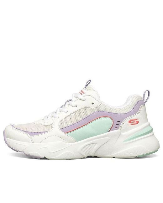 Skechers White (Wmns) Bobs Bamina