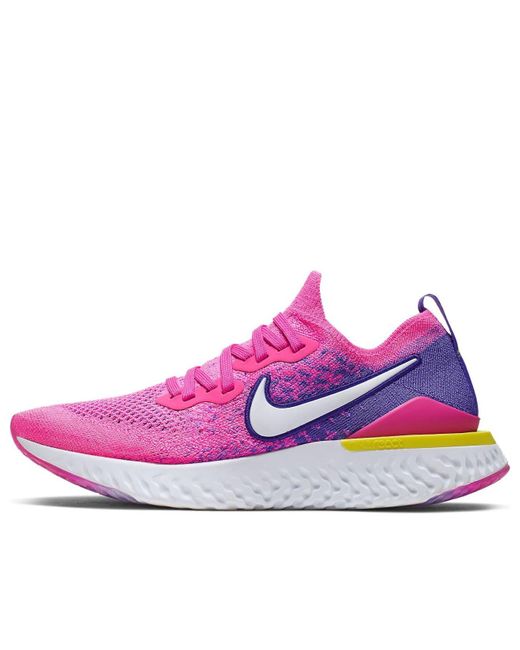 Nike Pink (Wmns) Epic React Flyknit 2 'Laser Fuchsia Pulse'