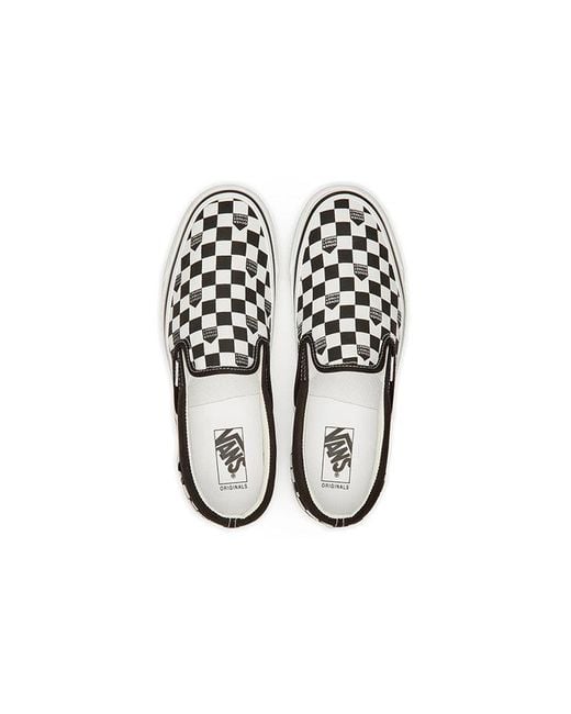 Vans Black Dover Street Market X Og Classic Slip-On Lx Checkerboard' for men
