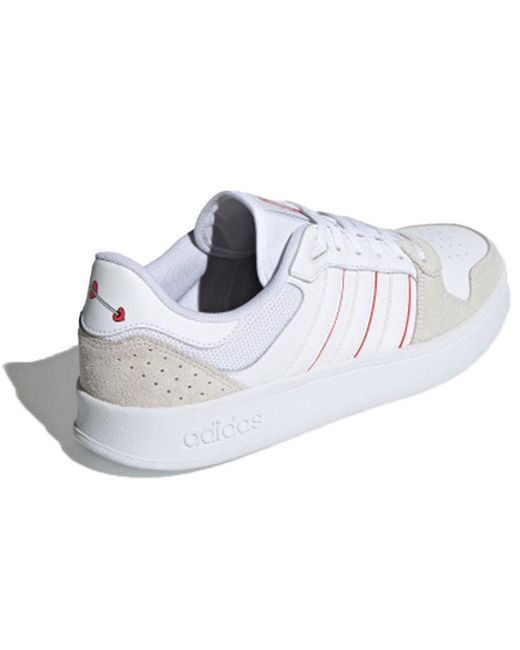 Adidas White Breaknet Plus for men
