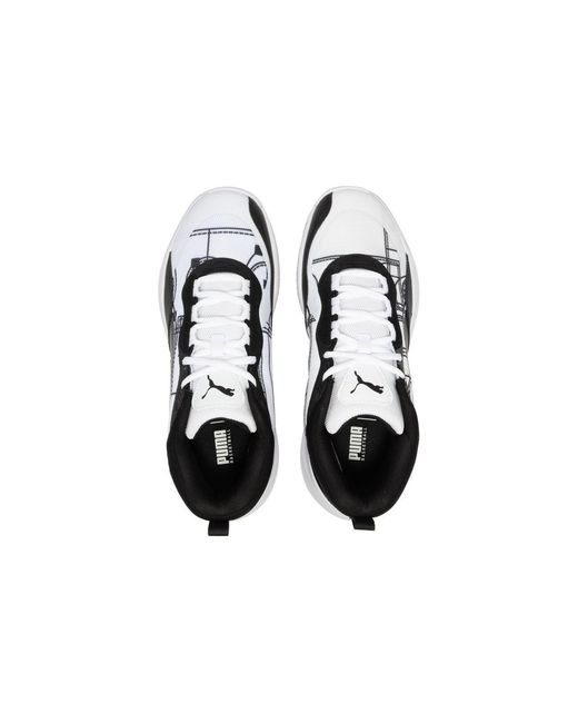 PUMA White Playmaker Pro Courtside for men