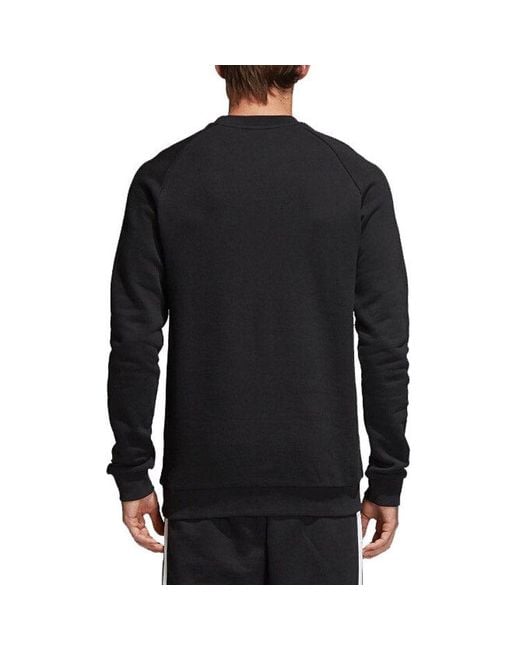 Adidas Black Trefoil Sweatshirt for men