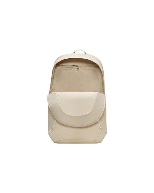 Nike Natural Sportswear Essentials Series Large Capacity Durable Laptop Bag Creamy Backpack