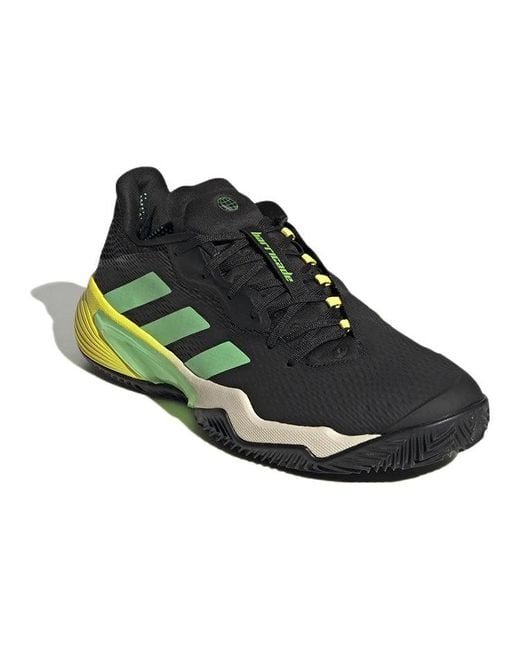 Adidas Green Barricade Clay Tennis Shoes for men