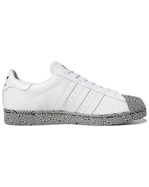 Adidas White Hirocoledge X Superstar 'Takahashi Hiroko for men