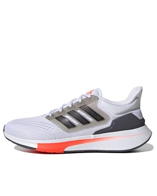 Adidas White Eq21 Run Shoes for men