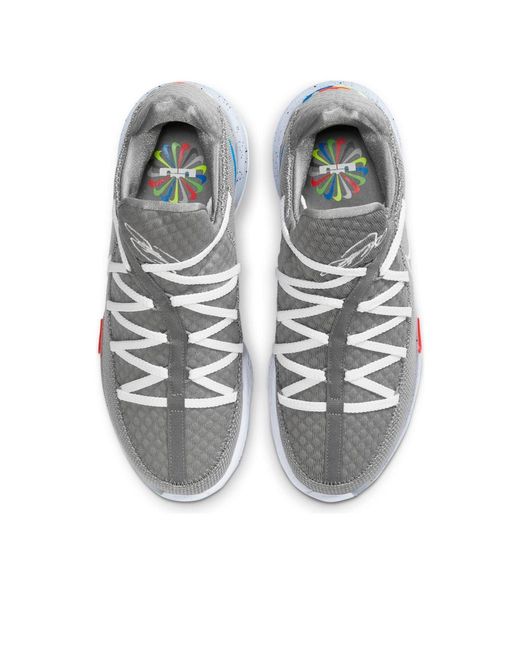Nike Gray Lebron 17 Low Ep 'Particle' for men