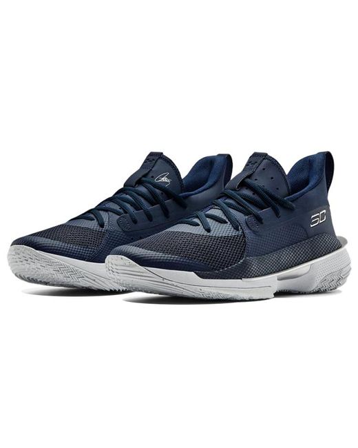 Under Armour Blue Curry 7 Team 'Academy' for men