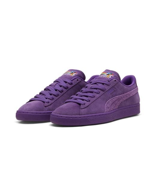 PUMA Purple Suede 'Love Marathon' for men