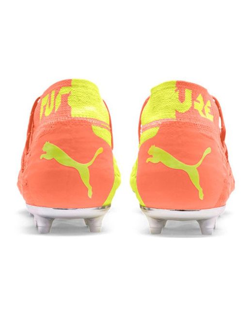 PUMA Orange Future 5.1 Netfit Osg Fg Ag 'Peach Fizzy' for men