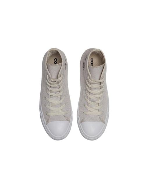 Converse Gray Chuck Taylor All Star Hi 'Pale Putty' for men