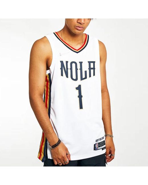 Nike Blue X Nba New Orleans Pelicans 21-22 Jerseys 'Zion Williamson 1' for men