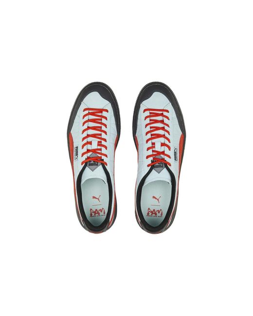 PUMA Blue Perks And Mini X Clyde Rubber 'Light Aqua Warm Earth' for men