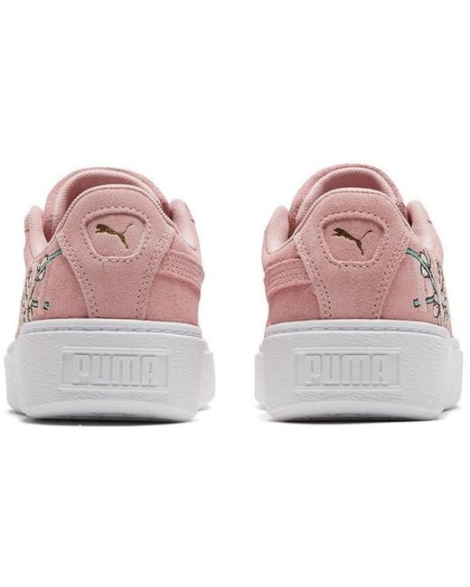 PUMA Pink (Wmns) Platform Floral