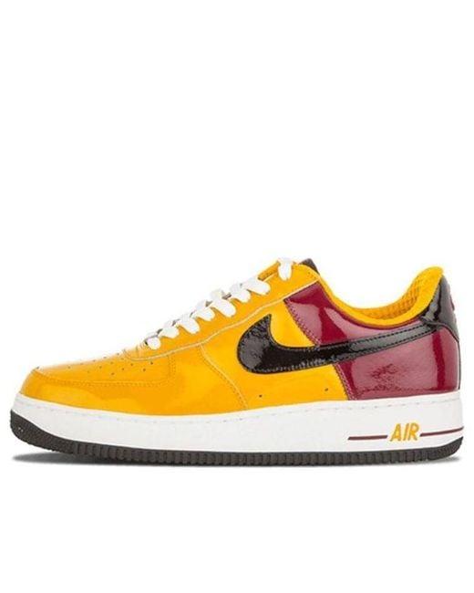 Nike Orange Air Force 1 Premium 'Portugal World Cup' for men