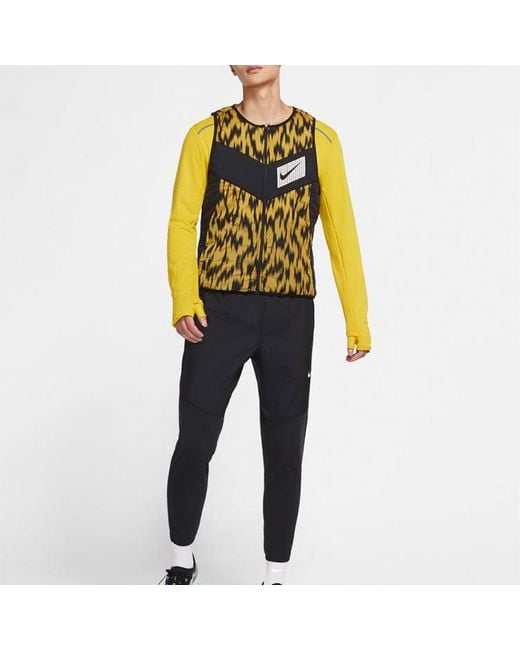 Nike Black Aerolayer Wild Run Running Sports Vest for men