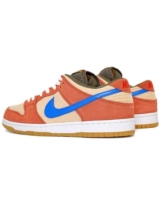 Nike Blue Sb Dunk Low Pro 'Corduroy' for men