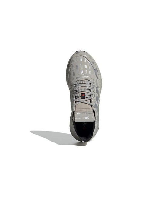 Adidas Gray 3M X Nite Jogger '3M Logo Print for men