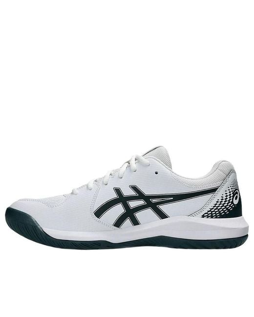 Asics White Gel-Dedicate 8 2E Saxon' for men