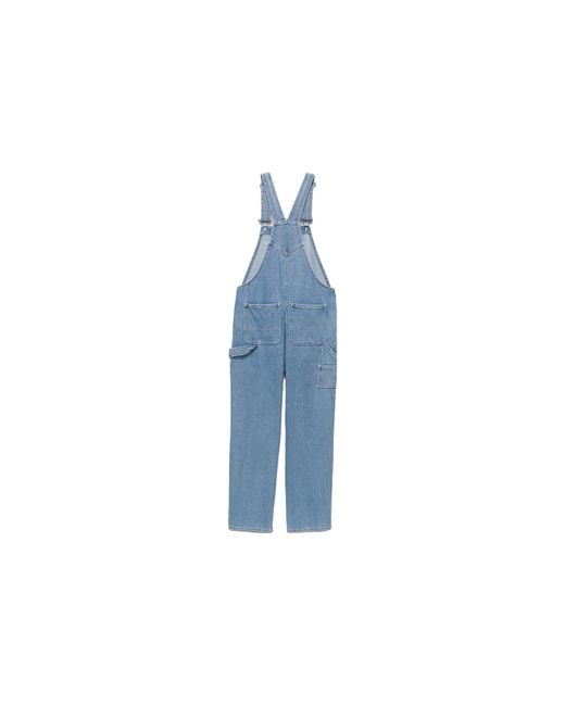 Vans Blue (Wmns) Ground Work Denim Overalls 'Stone Wash'