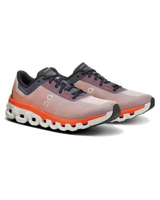 On Shoes Red (Wmns) Cloudflow 4 'Quartz Flame'