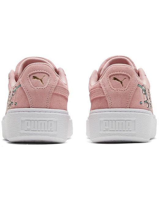 PUMA Pink (Wmns) Platform Floral