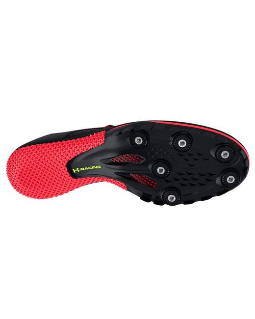 Under Armour Red Kick Sprint 4 Track Spikes Beta' for men