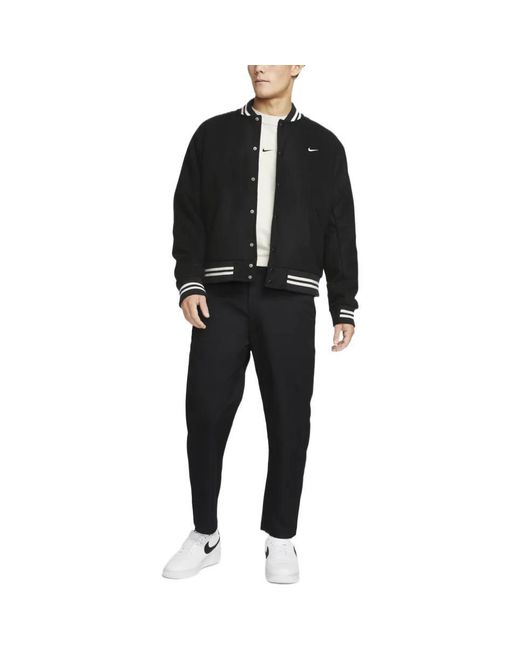 Nike Black Nsw Varsity Jacket for men