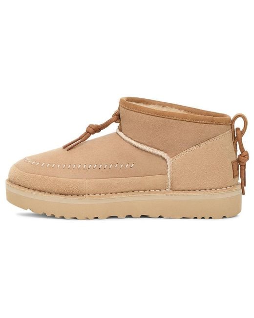 Ugg Natural (Wmns) Ultra Mini Crafted Regenerate 'Sand'