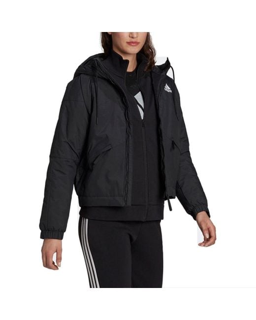 Adidas Blue (Wmns) Back To Sport Thermal Hooded Jacket