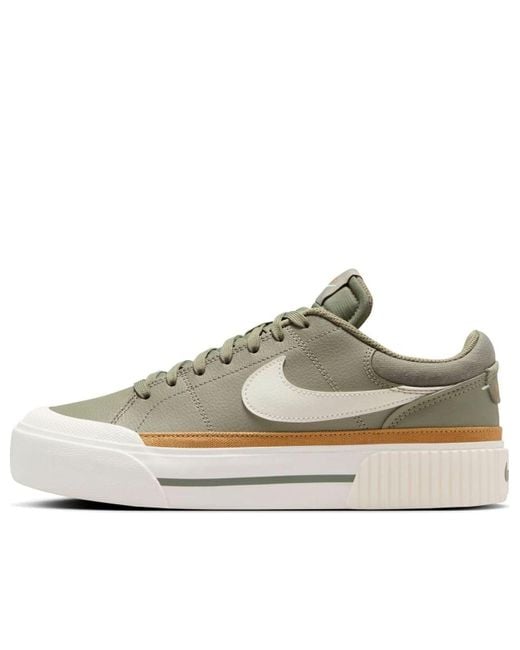 Nike Green (Wmns) Court Legacy Lift 'Light Army'