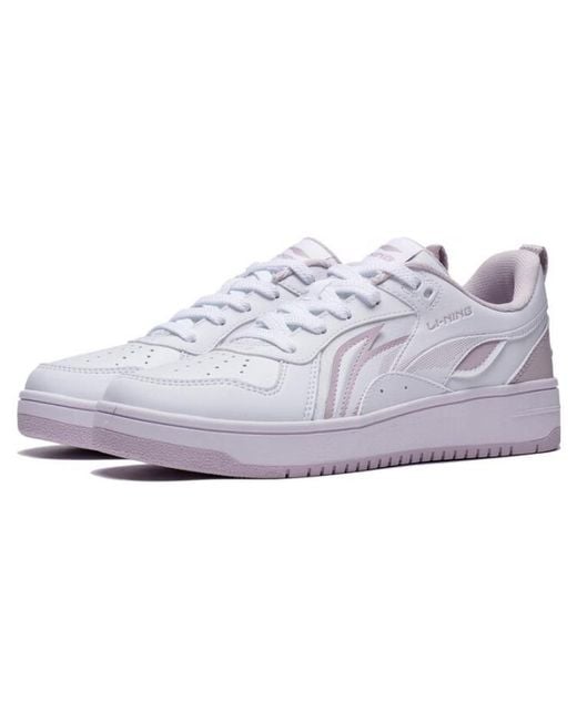 Li-ning White (Wmns) Shiyi Mauve'