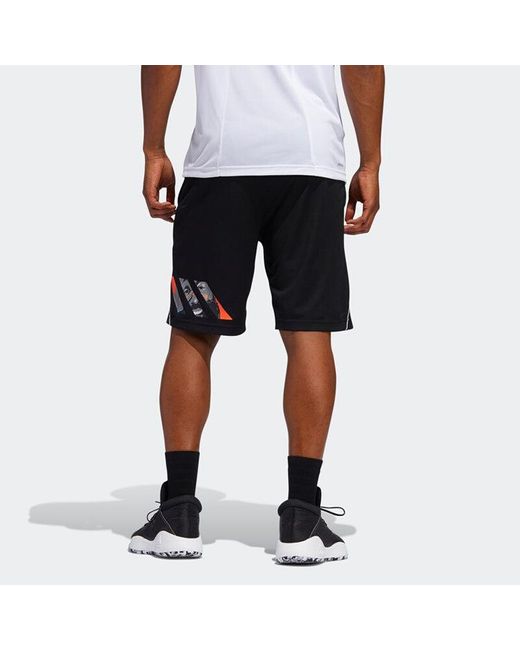 Adidas Black Hdn Gu Basketball Sports Shorts for men