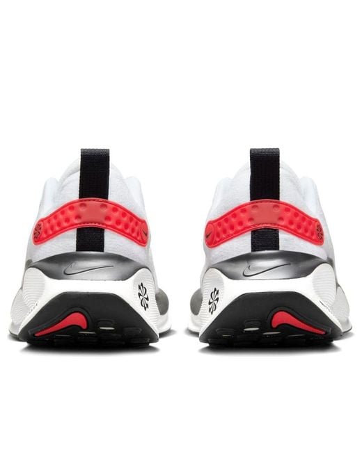 Nike White Reactx Infinity 4 Light Crimson' for men
