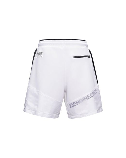 Nike Blue 23 Engineered Alphabet Printing Shorts for men