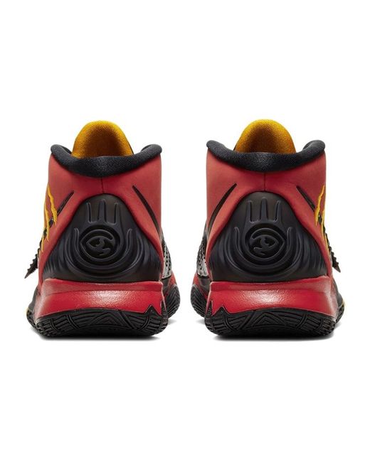 Nike Red Kyrie 6 'Bruce Lee for men